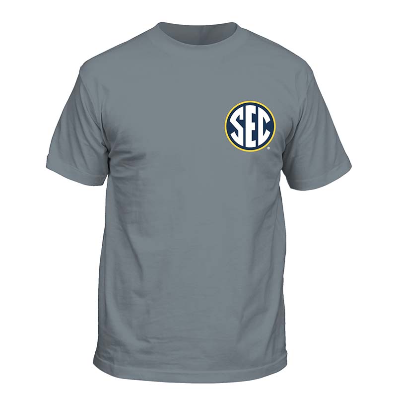 SEC Scattered Pennants Short Sleeve T-Shirt