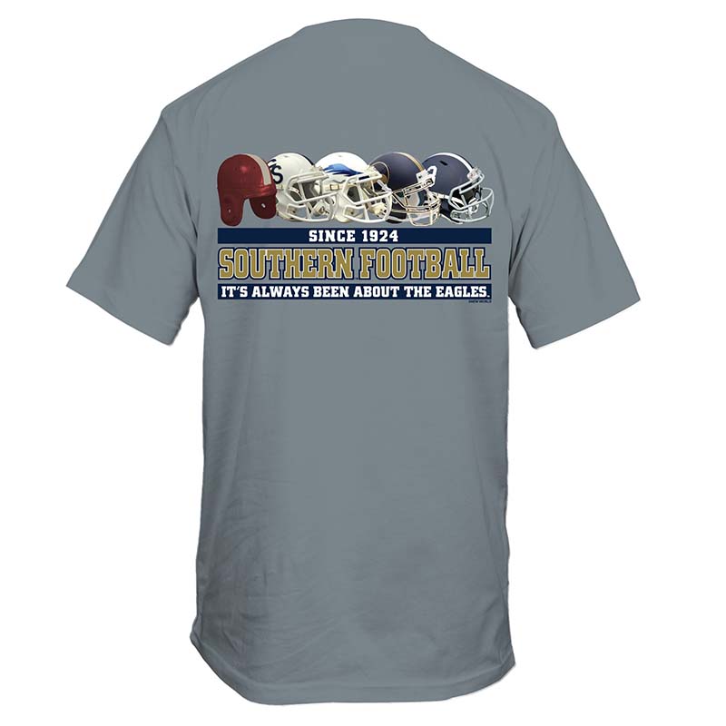 GSU Past and Present Helmets Short Sleeve T-Shirt