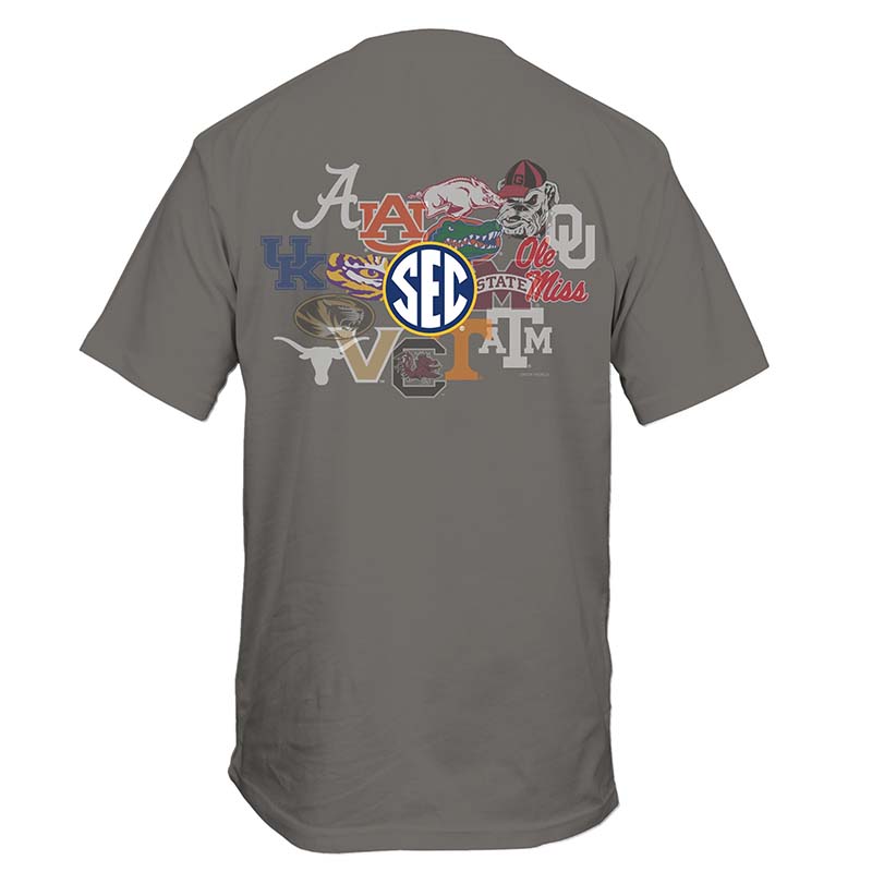 SEC Faded Logos Short Sleeve T-Shirt