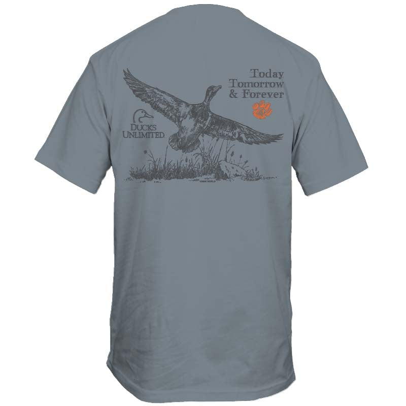 Ducks Unlimited Clemson Hand Lettered Short Sleeve T-Shirt