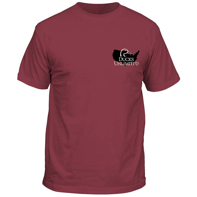 Front shot of Ducks Unlimited USC America&#39;s Leader Short Sleeve T-Shirt