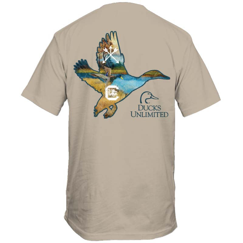 Ducks Unlimited USC Painterly Scene Short Sleeve T-Shirt