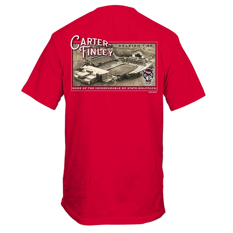 NC State Sepia Stadium Short Sleeve T-Shirt