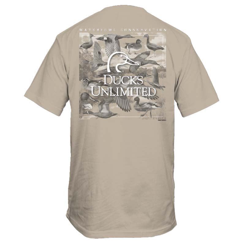 Ducks Unlimited Duck Collage Short Sleeve T-Shirt