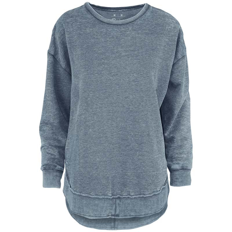 Poncho Crewneck Sweatshirt in Blue Steel