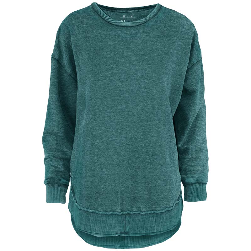 Poncho Crewneck Sweatshirt in Emerald