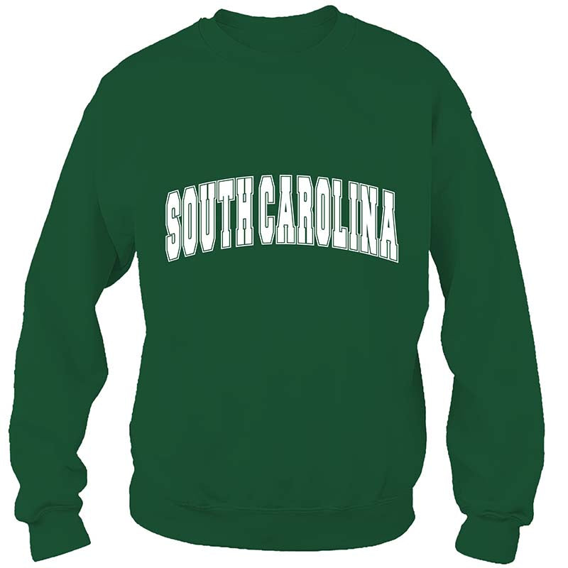 South Carolina Bar Arch Crewneck Sweatshirt in Forest