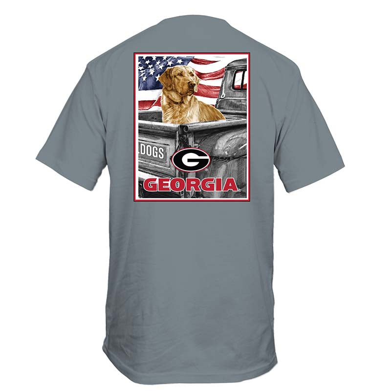 UGA Truckbed Lab Short Sleeve T-Shirt