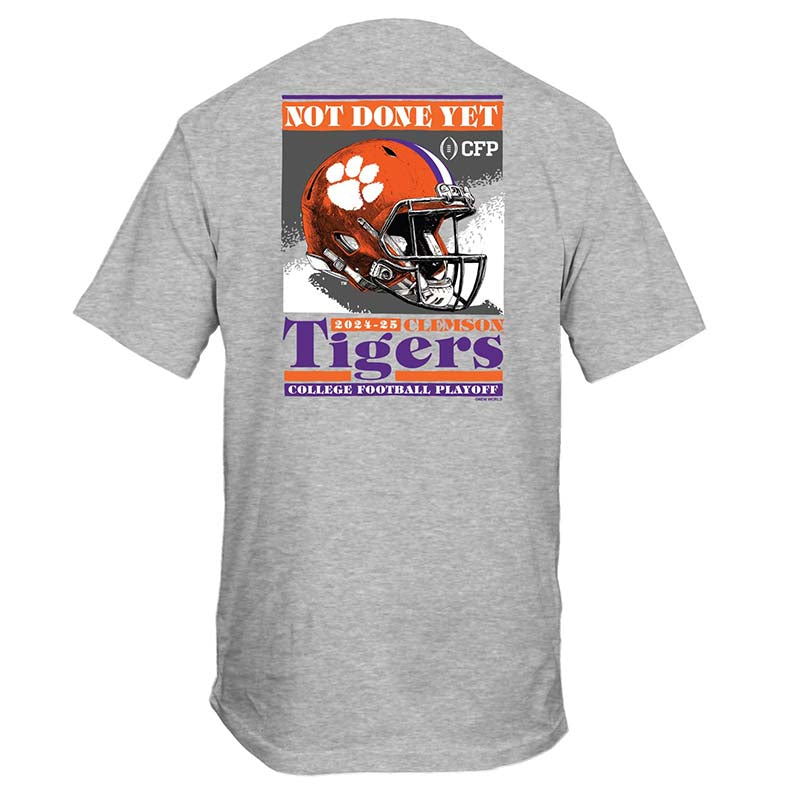 2024 CFP Clemson We Are In Helmet Short Sleeve T-Shirt