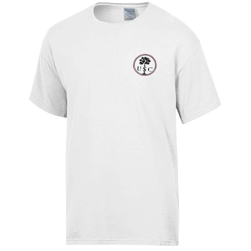 front of usc horseshoe short sleeve t-shirt