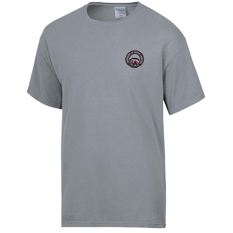 front of grey usc pennants short sleeve t shirt