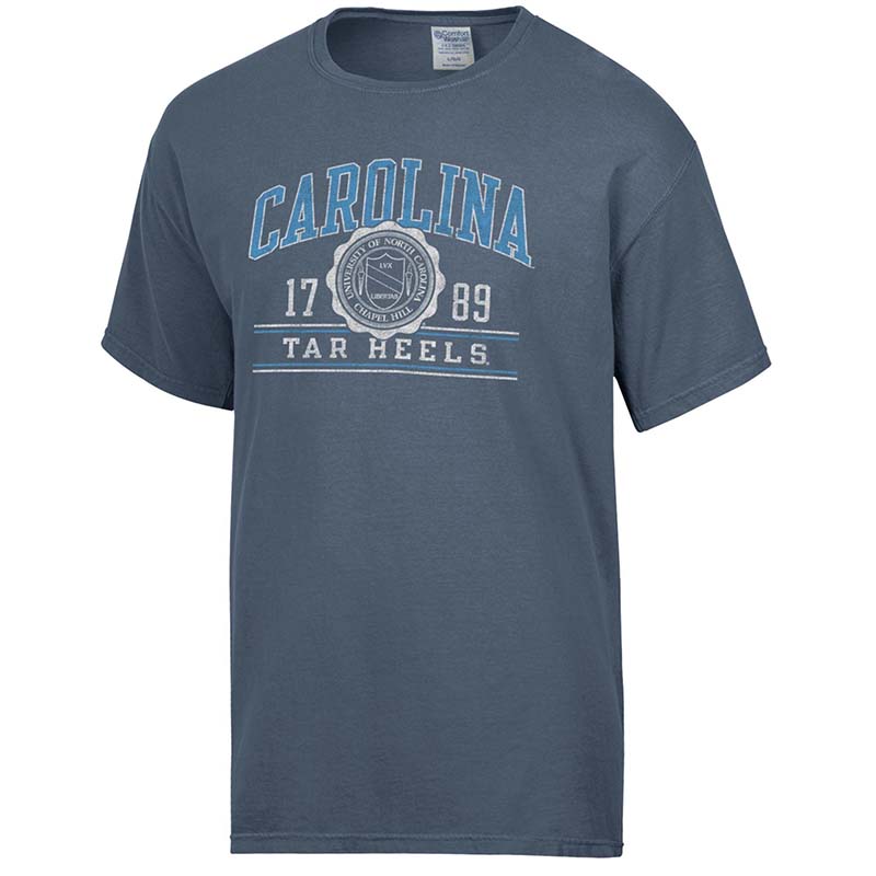 grey unc carolina 1789 short sleeve t shirt