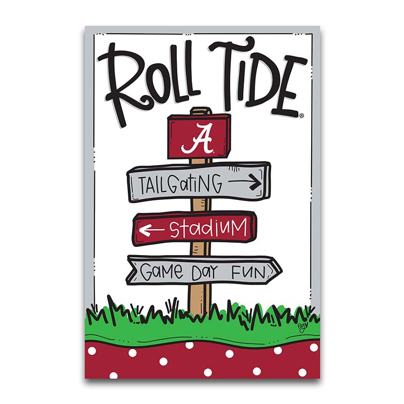 Alabama Game Day Fun Garden Flag