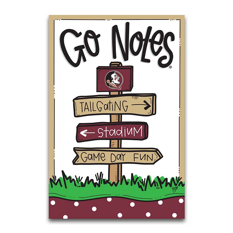 FSU Game Day Fun Garden Flag