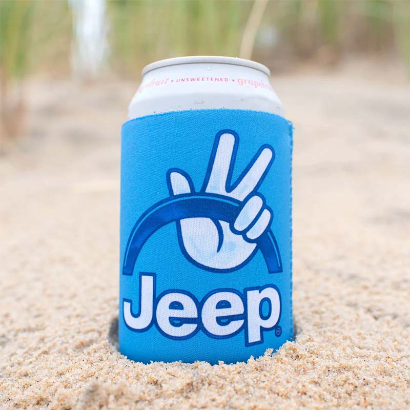 Jeep Waving Hand Regular Can Holder