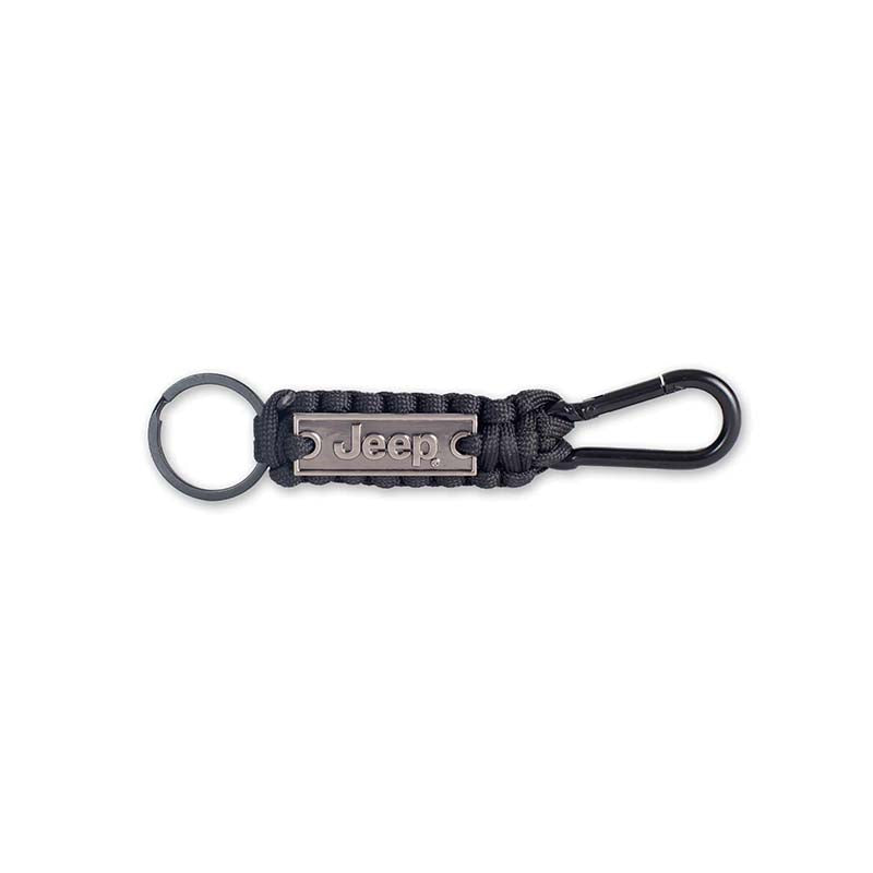 Jeep Logo Paracord Keychain