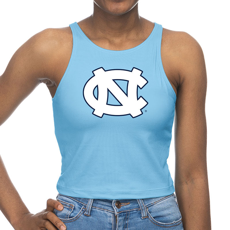 UNC Logo First Down Cropped Tank