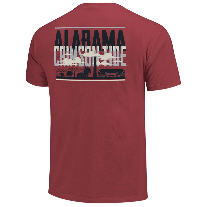 Alabama Overlay Campus Short Sleeve T-Shirt