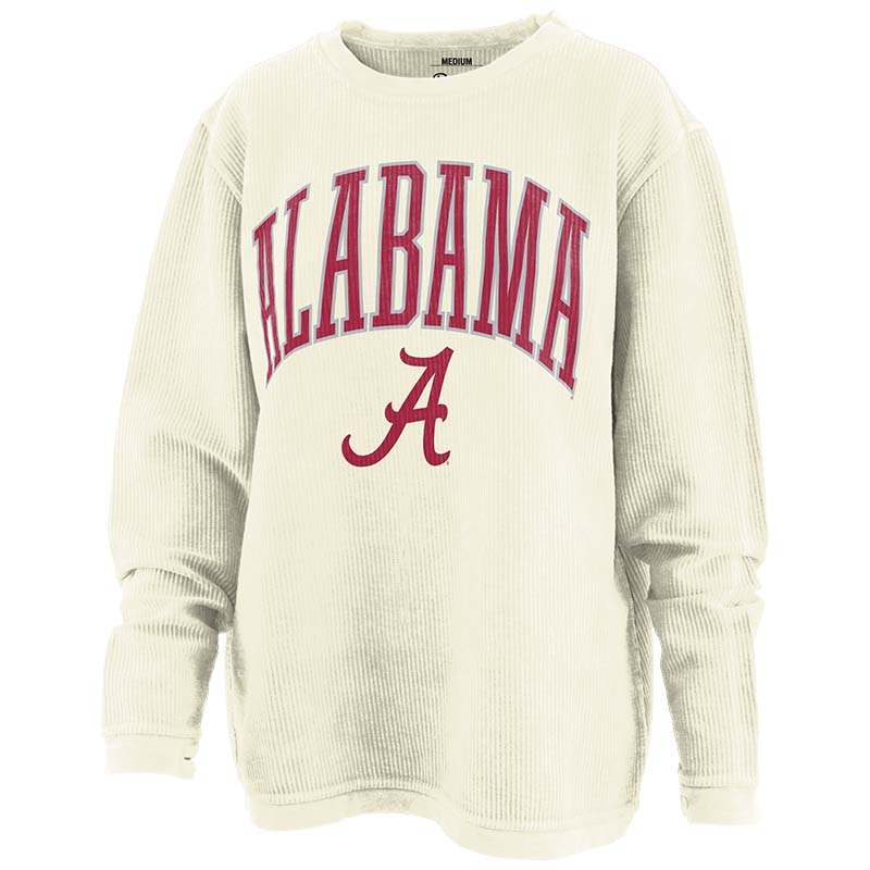 Pressbox Alabama New Zealand Waistline Cord Crewneck Sweatshirt