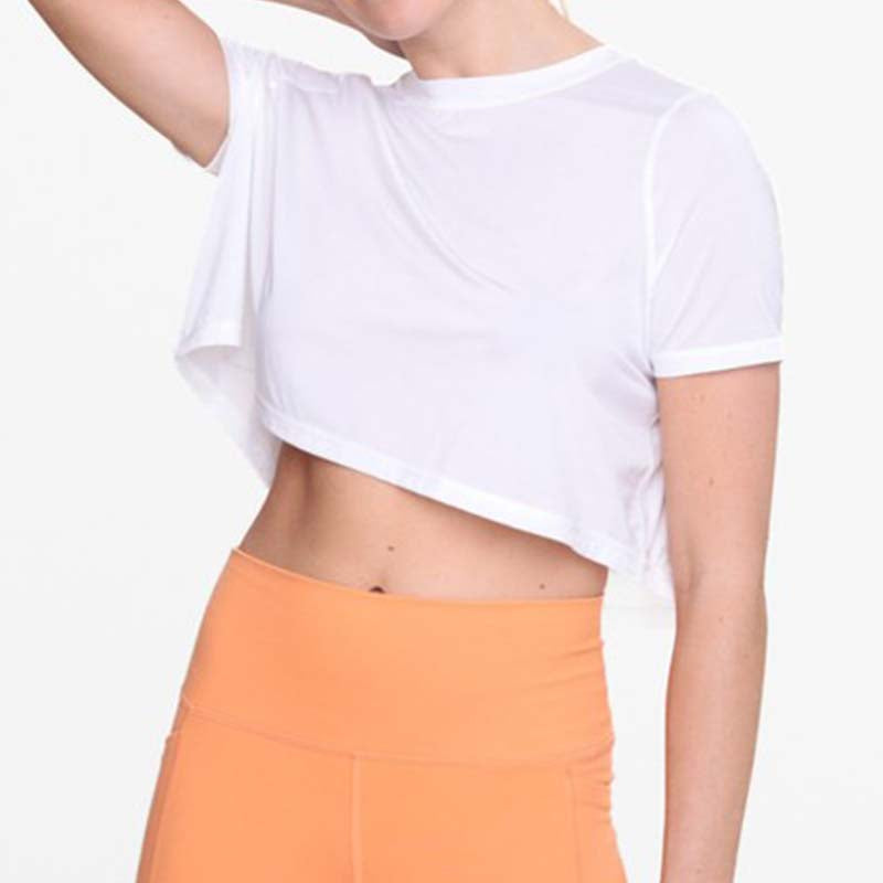 Short Sleeve Crop Athletic Top