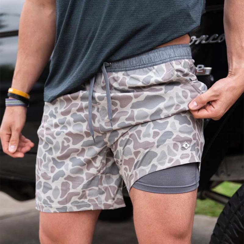 Athletic Shorts in Deer Camo