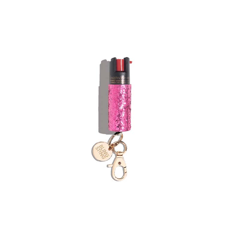 Bling Sting Glitter Pepper Spray in Pink