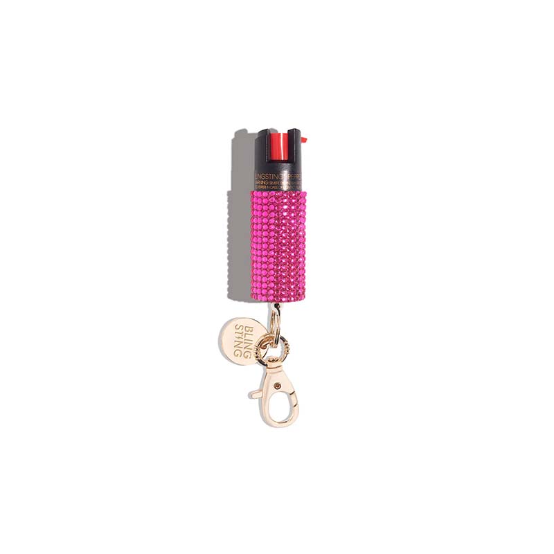 Bling Sting Diamond Studded Pepper Spray in Pink