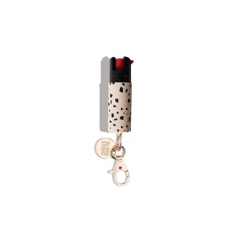 Bling Sting Soft Touch Pepper Spray in Cheetah