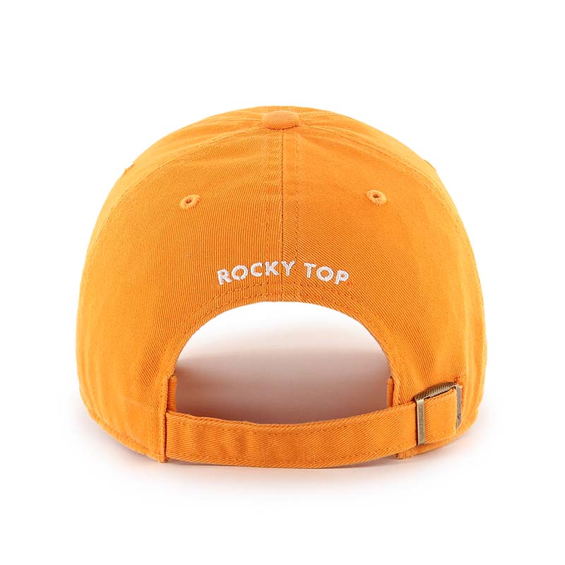 Back shot of 47 Brand Tennessee T Clean Up Hat in Orange