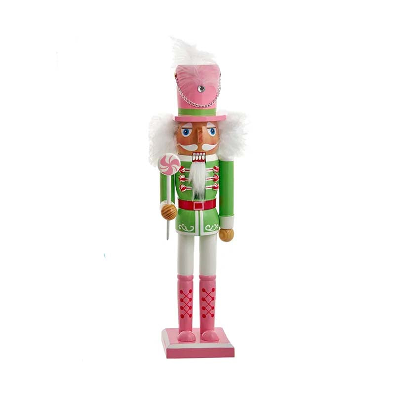 15&quot; Pastel Nutcracker in Green