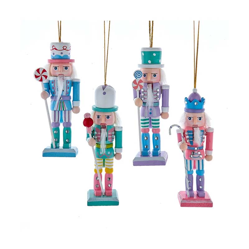 Assorted Pastel Nutcracker Ornament