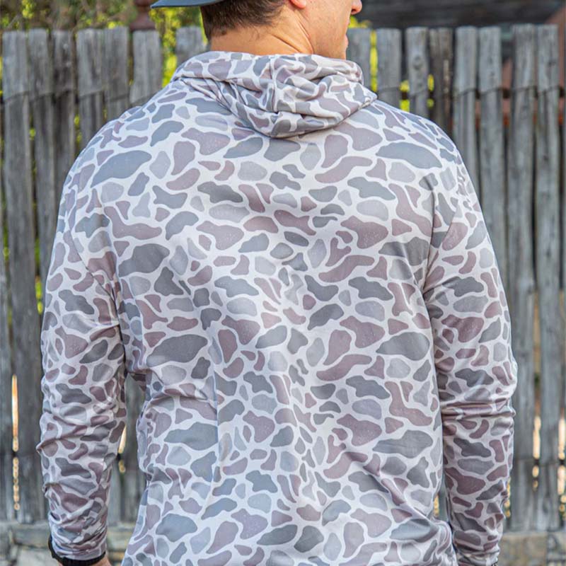 Classic Deer Camo Long Sleeve Hoodie T-Shirt