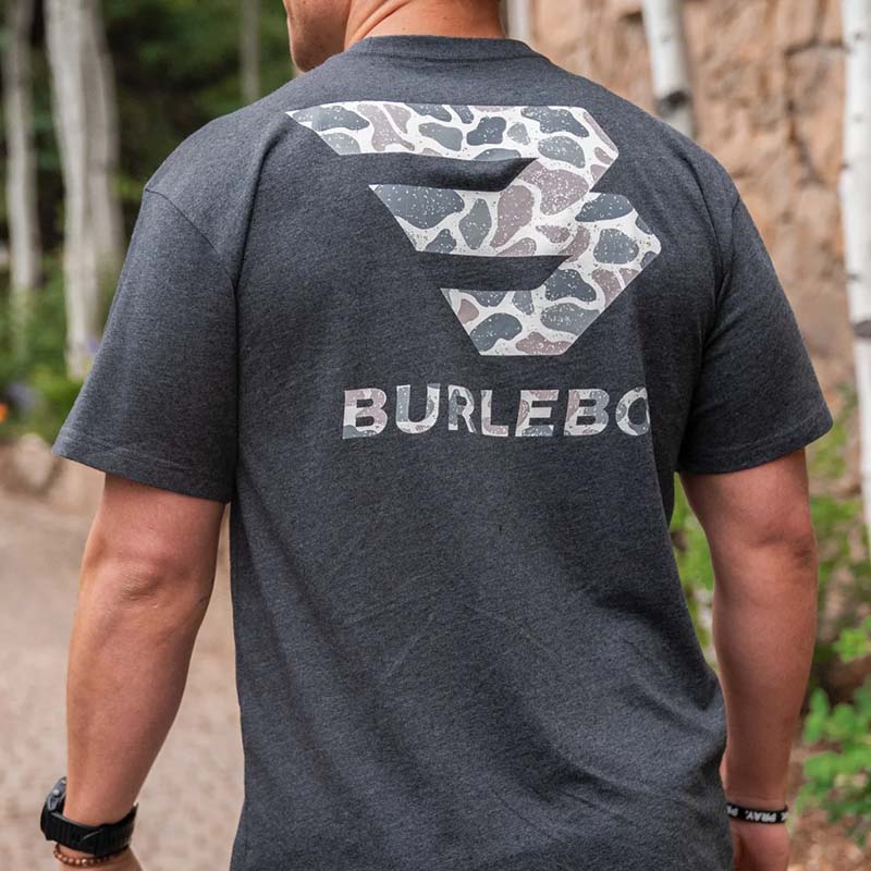 Classic Deer Camo Signature Logo Short Sleeve T-Shirt