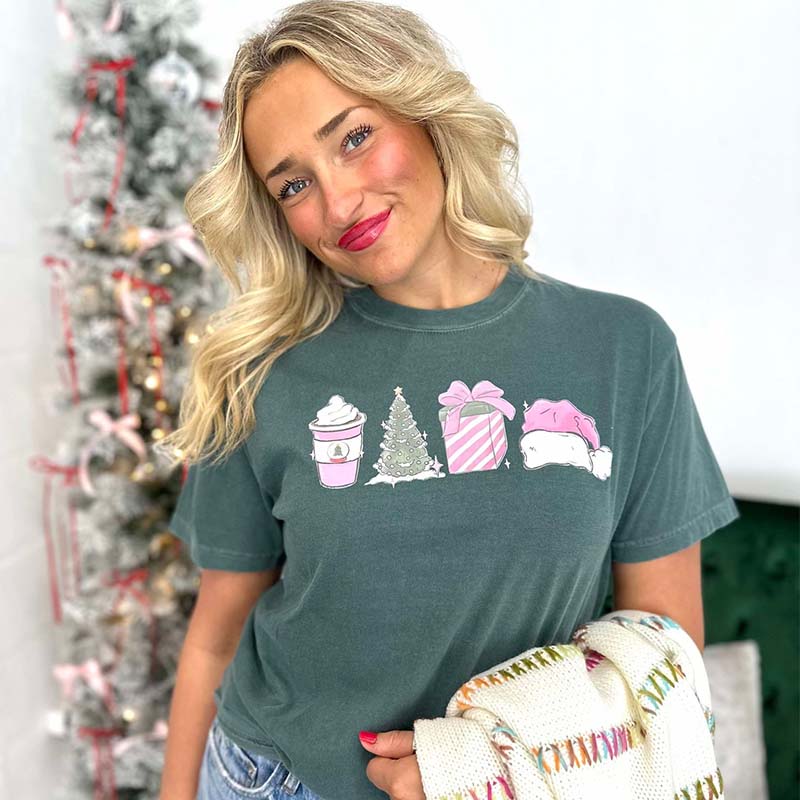 Christmas Quad Short Sleeve T-Shirt