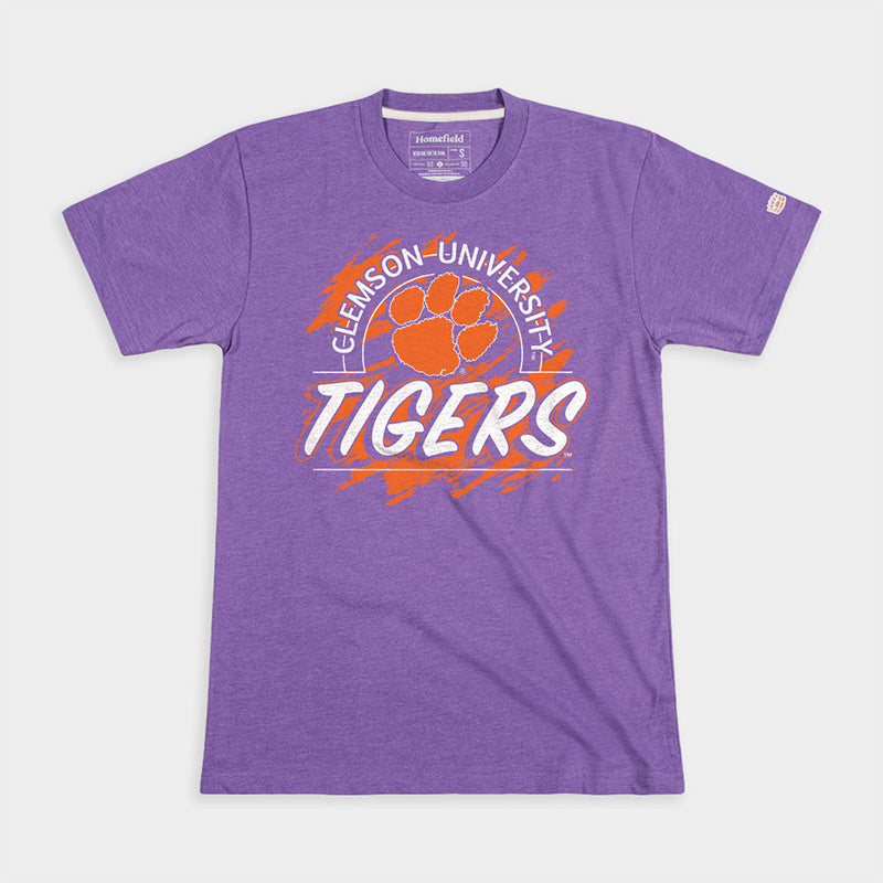 Clemson Retro Scribble Short Sleeve T-Shirt