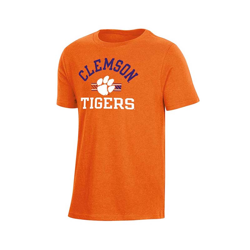 Youth Clemson Block Short Sleeve T-Shirt