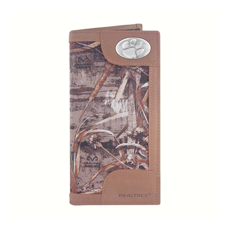 Clemson Realtree Camo Roper Concho Wallet