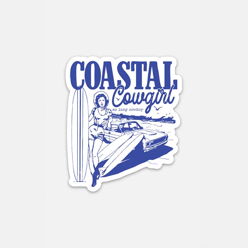 Coastal Cowgirl Decal