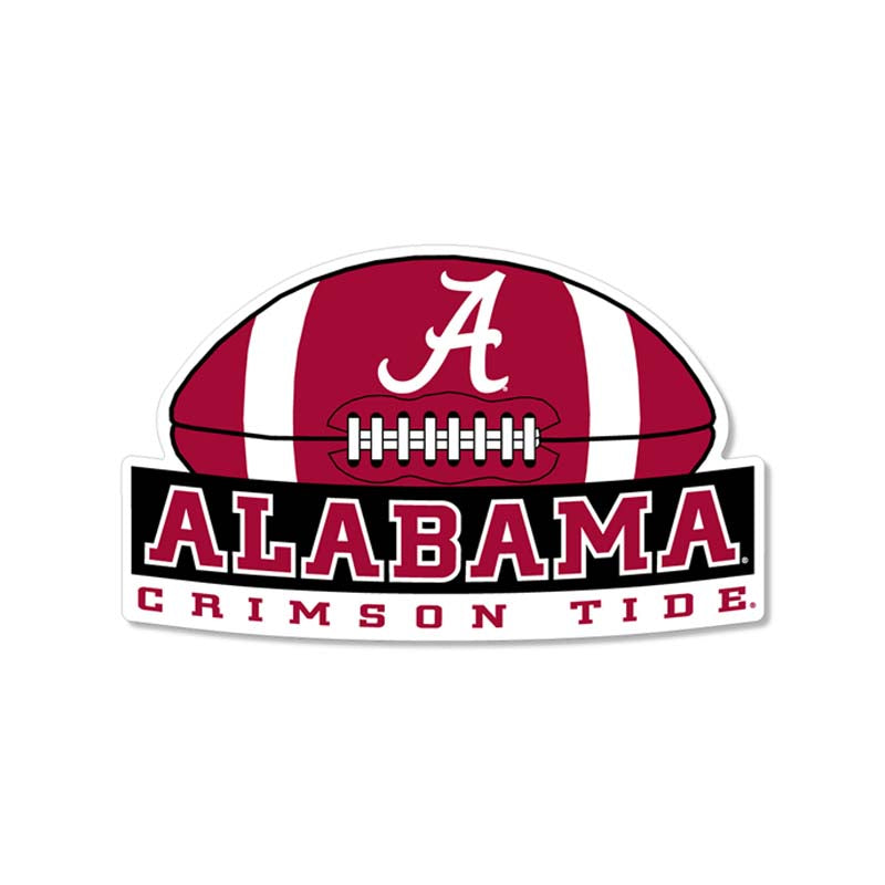 6 Inch Alabama Football Decal