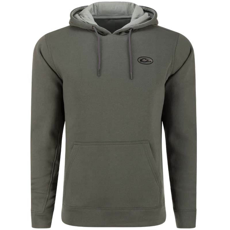 Drake Waterfowl Grey Three End Hoodie