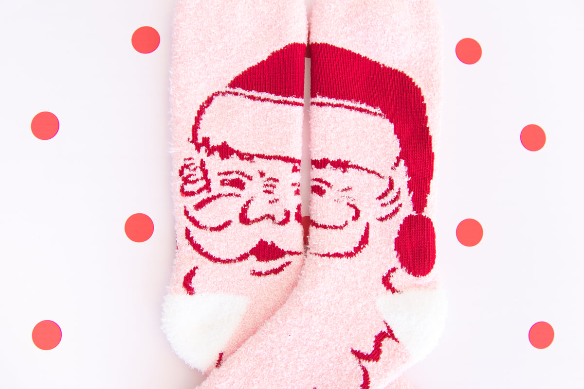 Soft &amp; Cozy Santa Socks