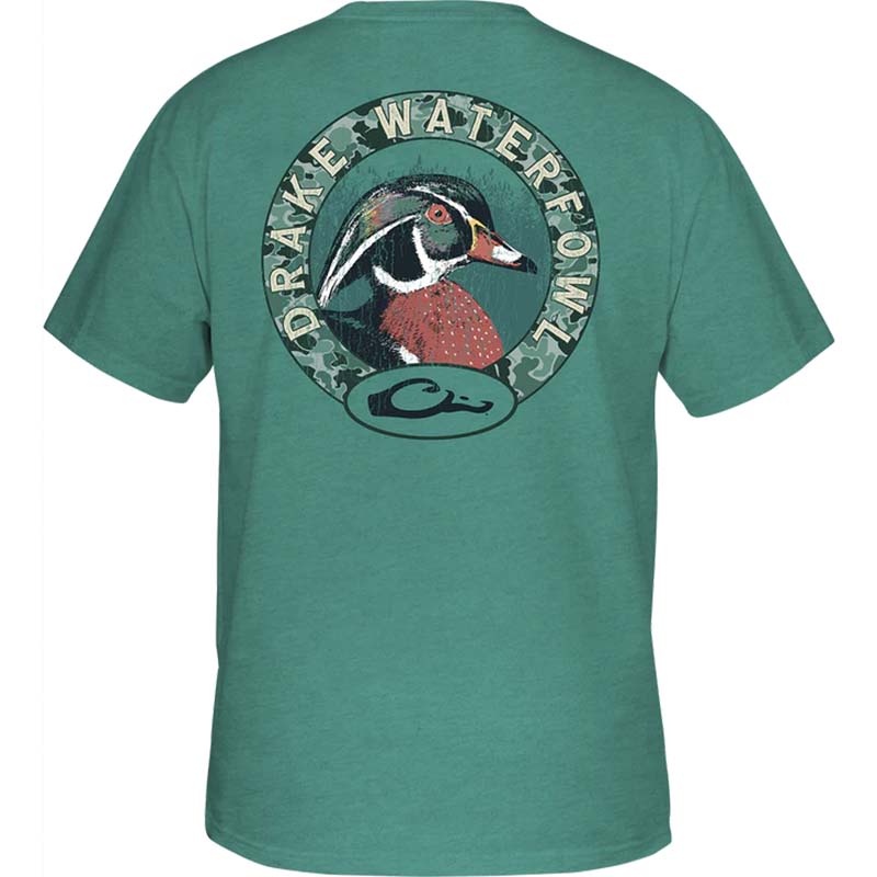 Drake Waterfowl Wood Duck Short Sleeve T-Shirt