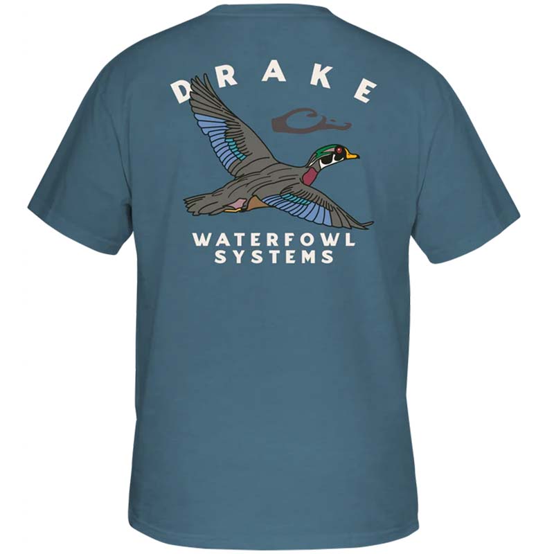 Drake Waterfowl Retro Wood Duck Short Sleeve T-Shirt