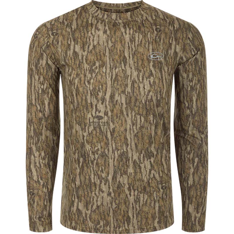 Camo Performance Crew Long Sleeve T-Shirt