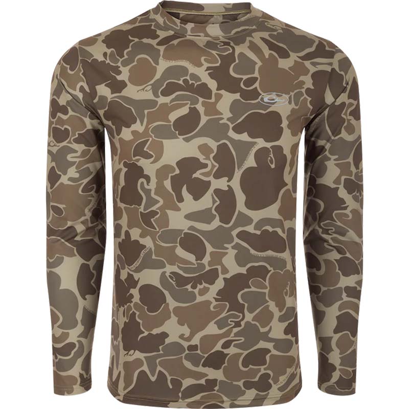 Camo Performance Crew Long Sleeve T-Shirt