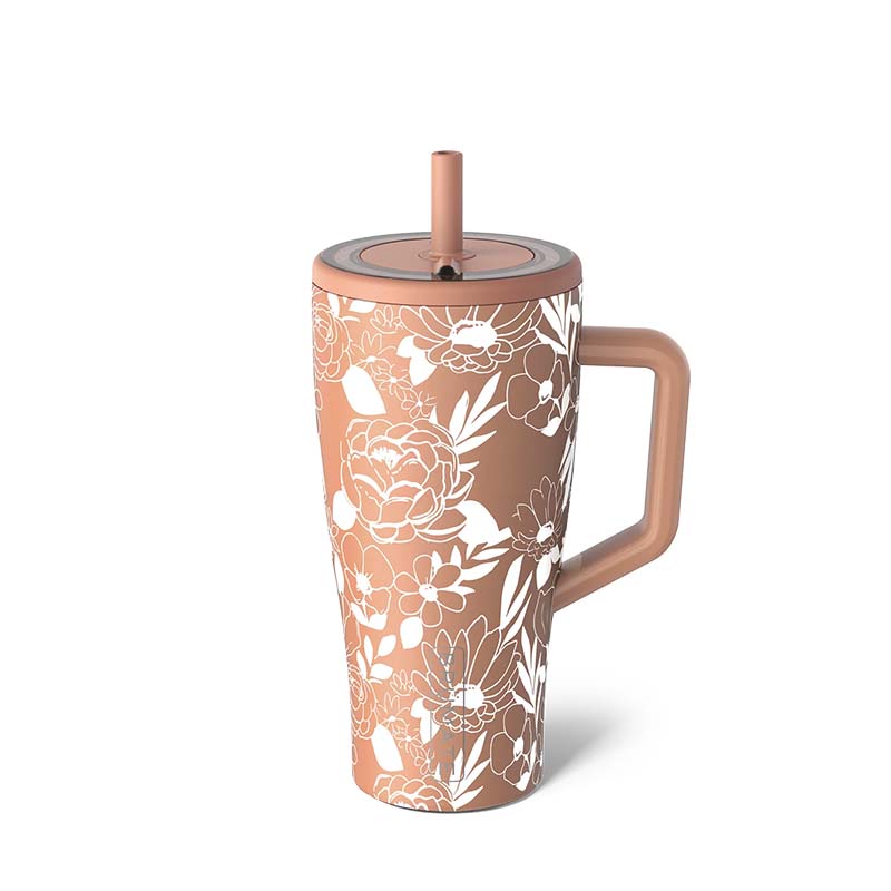 30oz Era Handled Tumbler in Sandstone Bloom