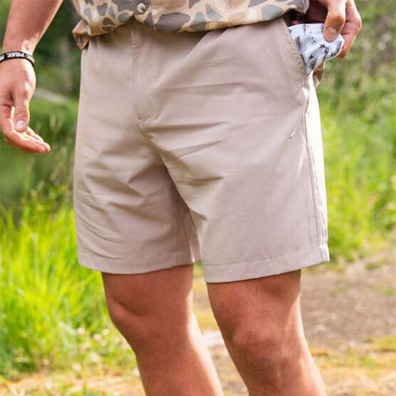 Burlebo 7" Everyday Shorts in Cobblestone Khaki