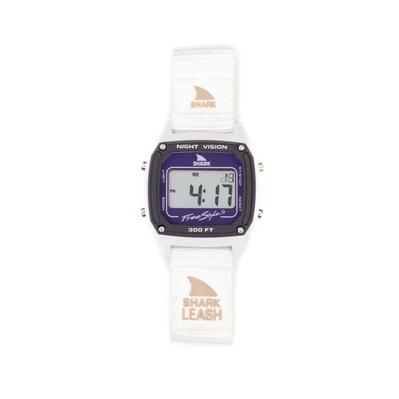 Shark Classic Leash Watch in White Dolphin