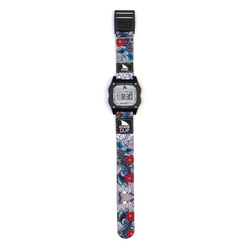 Shark Classic Clip Watch in D-Koi Tattoo Black