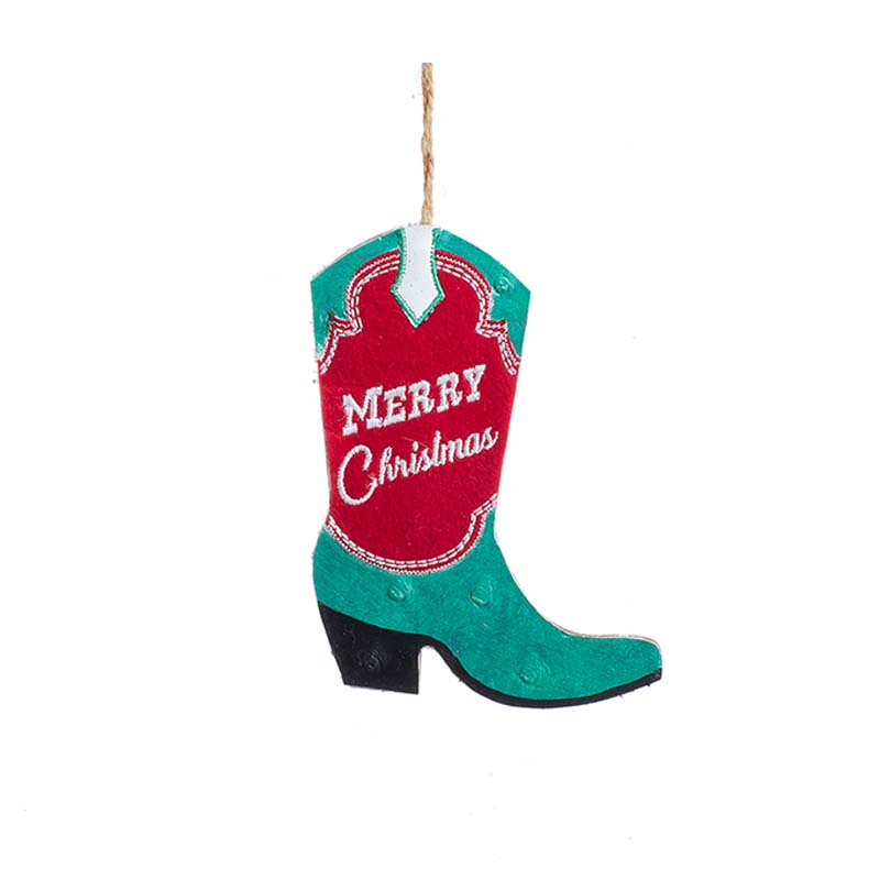 cowboy boot ornament